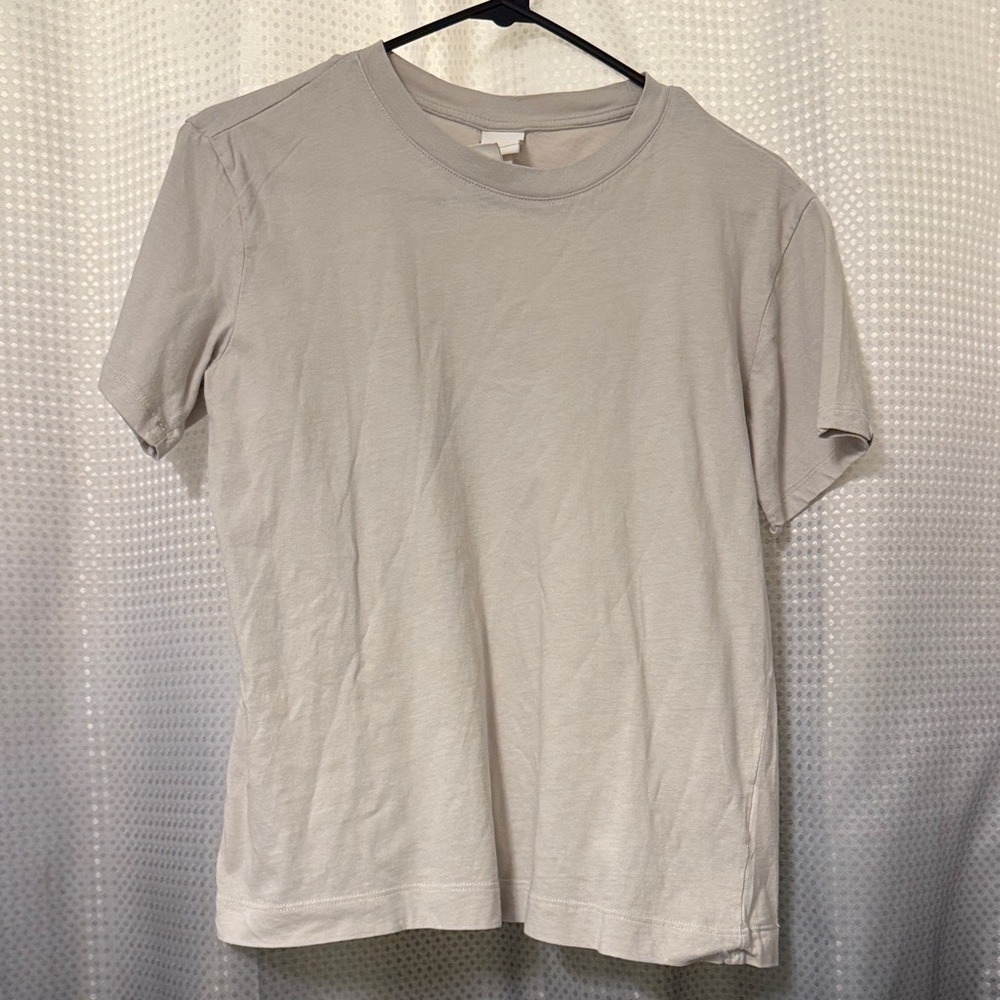 Plain Cream Tshirt